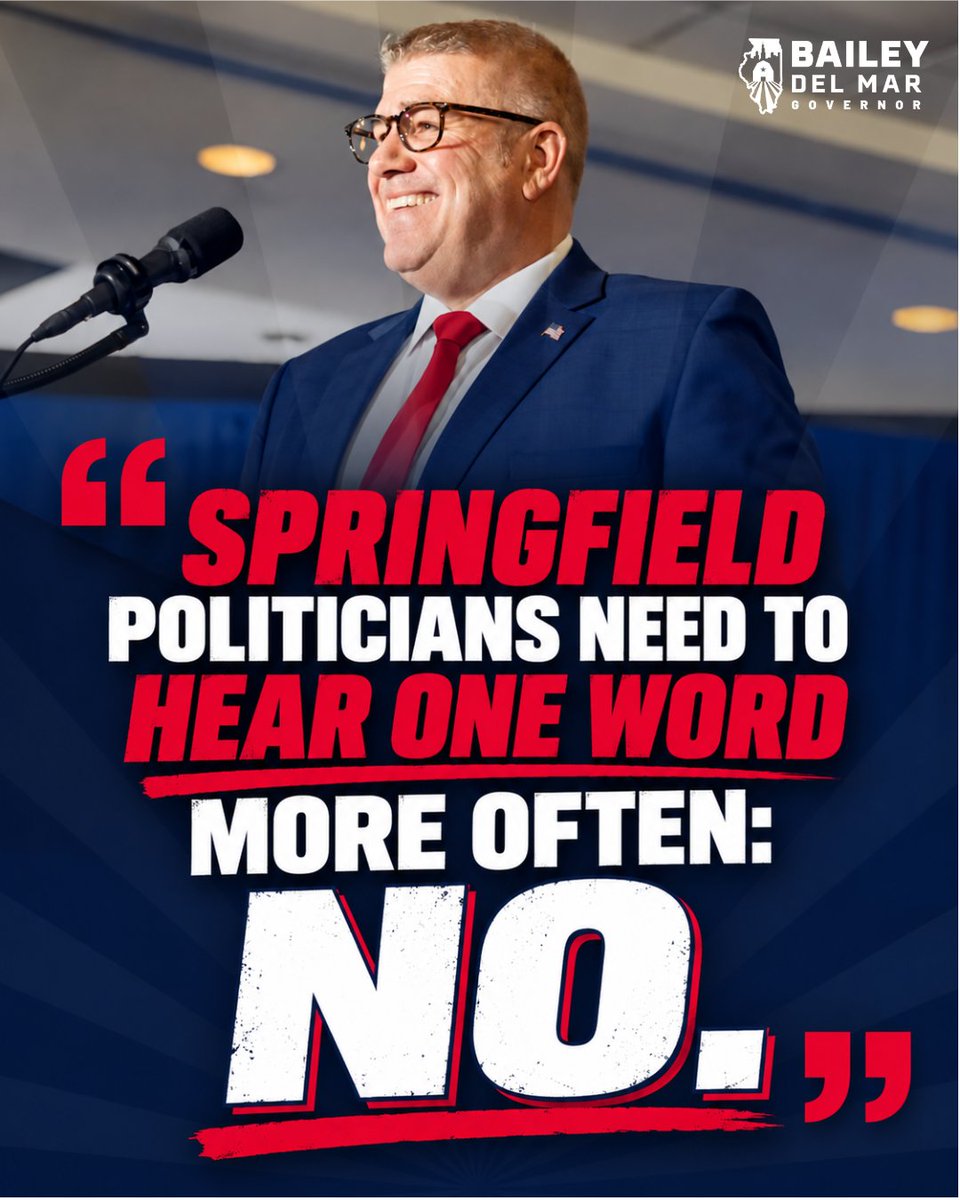DarrenBaileyIL's tweet photo. Democrats have run the Illinois legislature since 2003, and with today's supermajority, they don't have to listen to anyone.

Not you. Not your wallet. Not the families packing up and leaving.

As governor, I'll be the check they've been missing. https://t.co/R4V1A92dOe