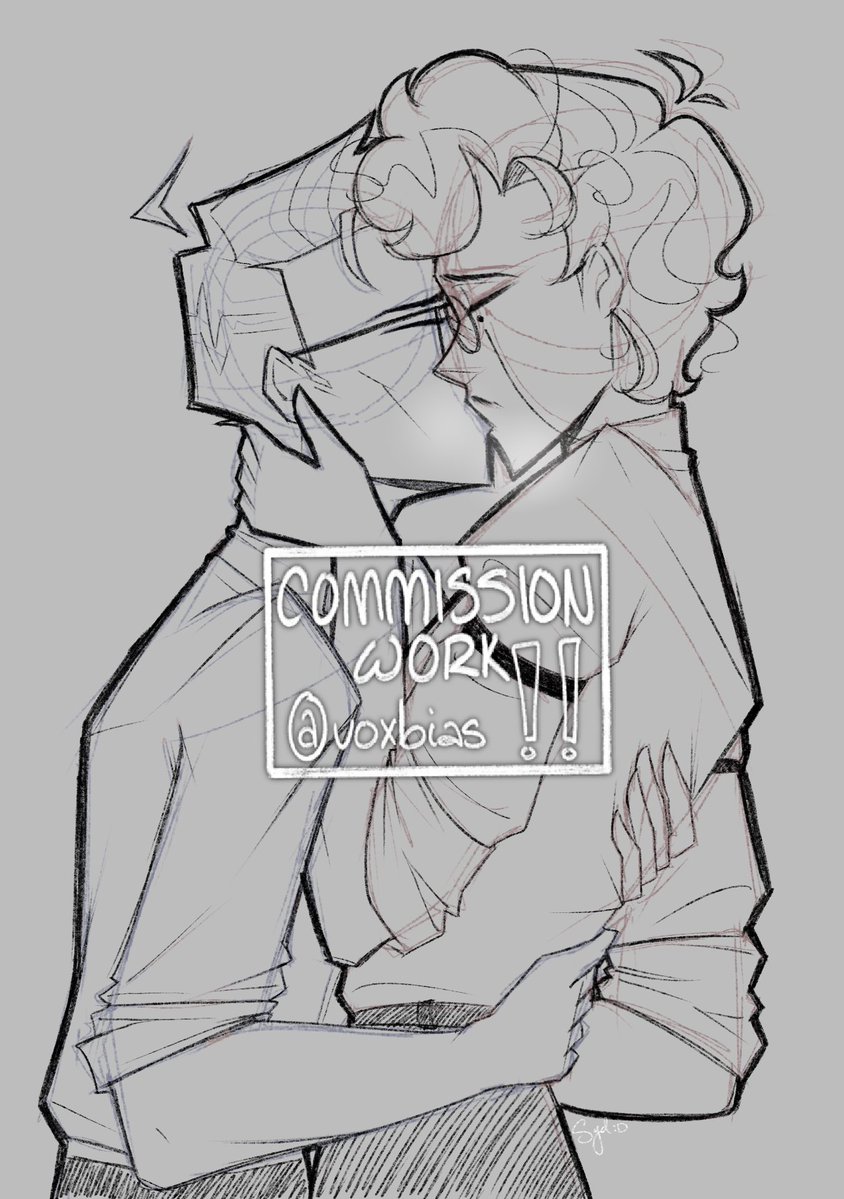voxbias's tweet photo. oomf (@telomeaboutit) was like hey can you draw murdermedia kissing and i said yeah bro i was probably gonna do that anyway
 
#murdermedia #radiostatic https://t.co/zUG50v2hAY
