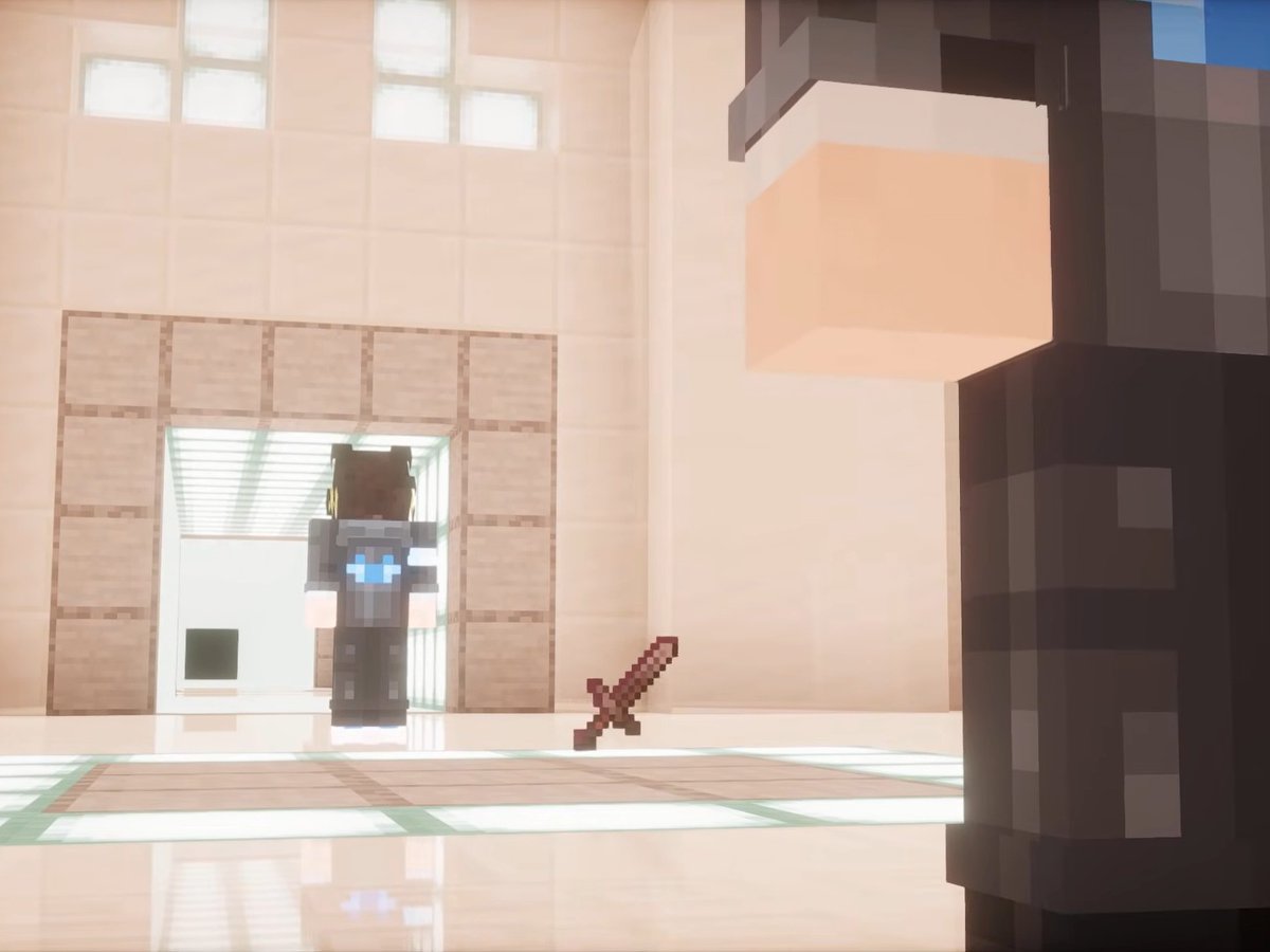 n04bdy's tweet photo. // not quite human spoilers 

OH MY GOD I KNEWW IT FROM SESSION 4 (particularly after his convo w sidefall). The sword from nqh!mag's promo was used by him on his partner, and the lapis ("blue synthetic blood") was hers, not his. Also, im devastated, ha. https://t.co/7XcbpdG6qJ