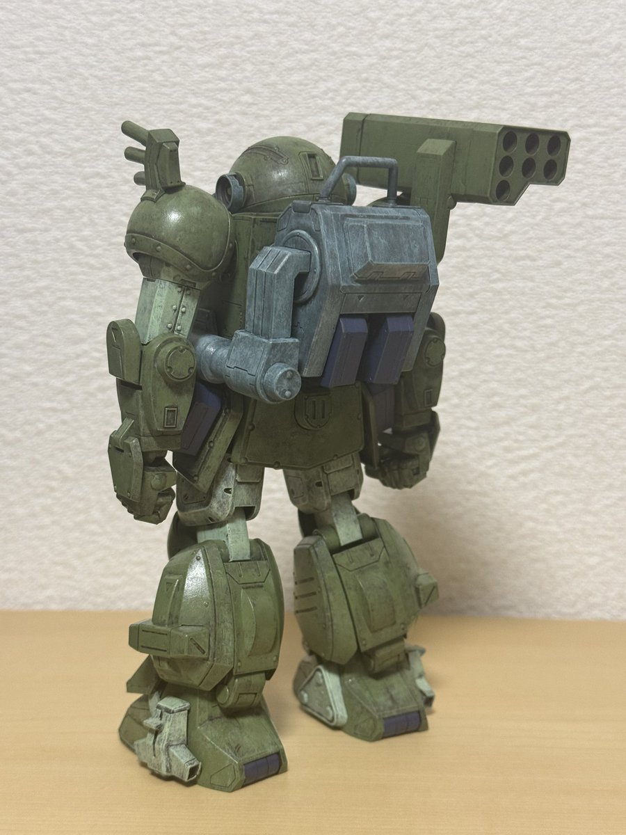 okavell's tweet photo. wave 1/24 ターボカスタム
水性ボトムズ カラーで塗装中

筆塗りは難しいけど楽しい♪
準備片付けがエアブラシ塗装より楽になるのも良いですね(^^) https://t.co/Xtmg7AZ2GH