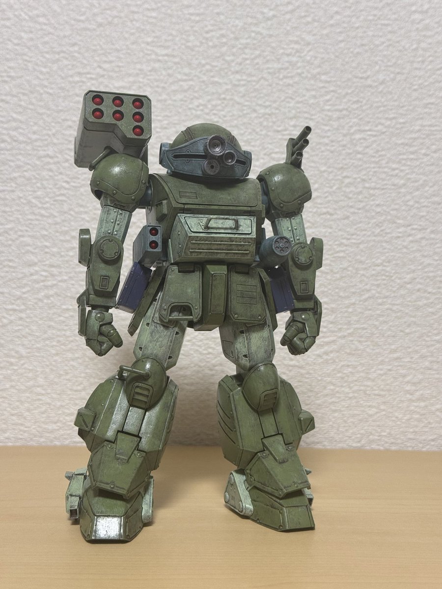 okavell's tweet photo. wave 1/24 ターボカスタム
水性ボトムズ カラーで塗装中

筆塗りは難しいけど楽しい♪
準備片付けがエアブラシ塗装より楽になるのも良いですね(^^) https://t.co/Xtmg7AZ2GH