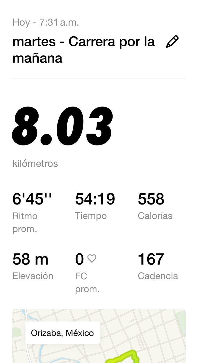 ArtiflxTlax's tweet photo. Los de hoy #8k #running
#runningday=#happyday
Adiรณs septiembre ๐ฒ๐ฝ
#SonrieEstasEnOrizaba
#PuebloMagico https://t.co/iHyBUobAjU