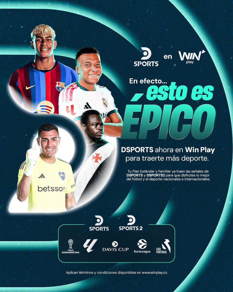 WinSportsTV's tweet photo. 🧡🤝 ¡𝙒𝙞𝙣 𝙎𝙥𝙤𝙧𝙩𝙨 𝙮 𝘿𝙎𝙥𝙤𝙧𝙩𝙨 se unen para ampliar la oferta de contenidos deportivos en nuestra plataforma digital de Win Play!

💻 Ahora, en Win Play, podrás disfrutar en vivo de las señales de DSports y DSports 2, con propiedades como LaLiga de España, Copa Sudamericana, Copa de Francia, Torneos FIFA y un abanico de eventos deportivos ÚNICOS.

▶️ Nuevas señales, nuevos contenidos y más deporte para que los disfrutes en una misma plataforma: Win Play.

😎 Somos Win Sports, somos deporte ... ¡ᴀʜᴏʀᴀ ᴍᴀ́s!