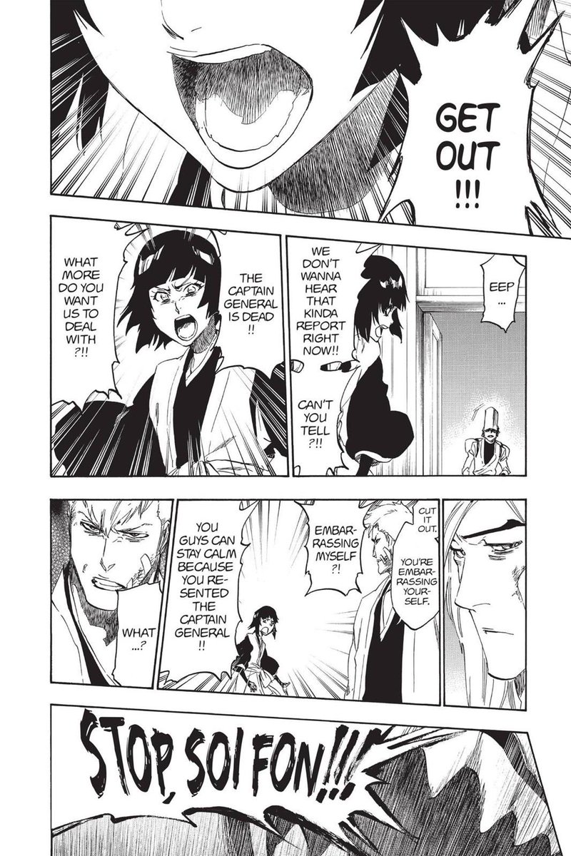 AnimeGuru100's tweet photo. Kyoraku being the only calm levelheaded captain through this yeah it was obvious who was the next captain commander https://t.co/Bj8pDFQRo3