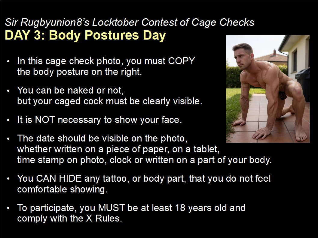 rugbyunion8's tweet photo. Cage Check of the Day
Instructions👇
1) RT and like this post!
2) Upload your #CageCheck photo as a comment here
3) You MUST include this text in your comment: "Cage Check for Sir @RugbyUnion8's #Locktober Contest"
4) Tag accounts if you want
Contest info: https://t.co/ZhCwE0rIuP https://t.co/uS3aHPausF