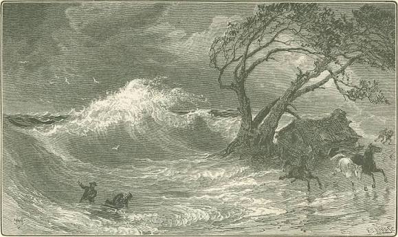 FerragamoWx's tweet photo. I was able to uncover more information about the 1804 Snow Hurricane, and have adjusted its track.

There's good evidence for a trough present across the Eastern U.S. on October 9th, which guided the storm north - likely making landfall in New Jersey as a hurricane. The storm's precipitation shield pushed far into the interior, where unseasonably cold air turned it to heavy snow across the CT/MA hills, VT, and NH.

NYC recorded 977 mb through the early afternoon as the storm passed overhead/nearby. It likely became extratropical soonafter as the trough pushed it eastward across New England. It's over the Boston area where baroclinic forces strengthened the storm to 110 mph (estimated based on damage).

People at the time, especially in the Boston-Salem corridor, never saw a storm this strong. Trees laid downed for years. The 1804 hurricane would become forgotten in New England history, as just 11 years later, the 1815 hurricane would devastate the region.

Many more details on this incredibly unique hurricane coming soon in my new documentary.