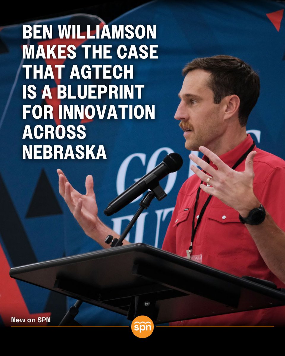 SiliconPrairie's tweet photo. At the NE Chamber Foundation’s “Ag Tech &amp; Beyond” event, Ben Williamson, co-founder of Grit Road Partners, made the argument that agtech is a blueprint for how Nebraska can be a global center for innovation across industries. 🌎 Since the establishment of The Combine and Grit... https://t.co/txQ36L9hJ5