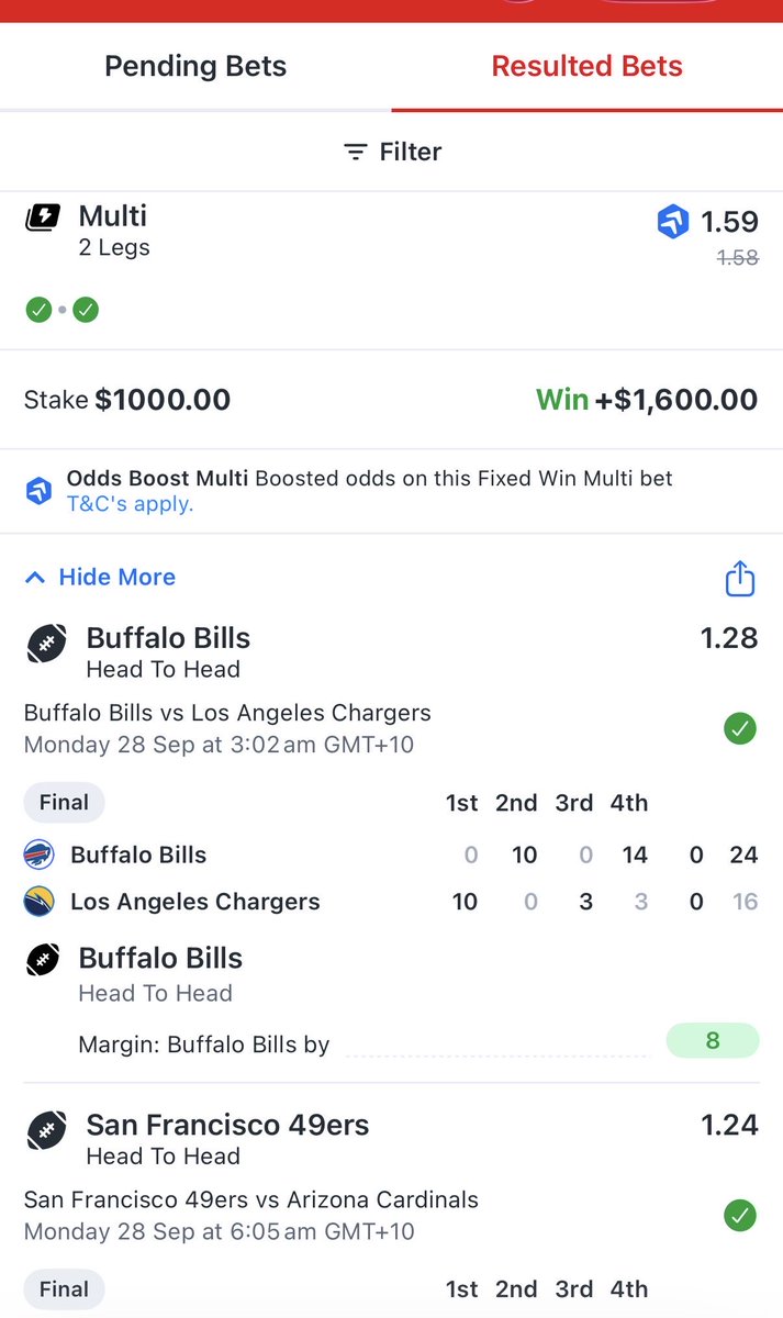 fattofit2023's tweet photo. Going to try this as a new gambling strategy, put two $1:20s together and hope they aren’t the big upsets of the week, aim for a smaller win then the big odds that ain’t been hitting #gambling #sportsbetting #vice https://t.co/sdRlDhcVwJ