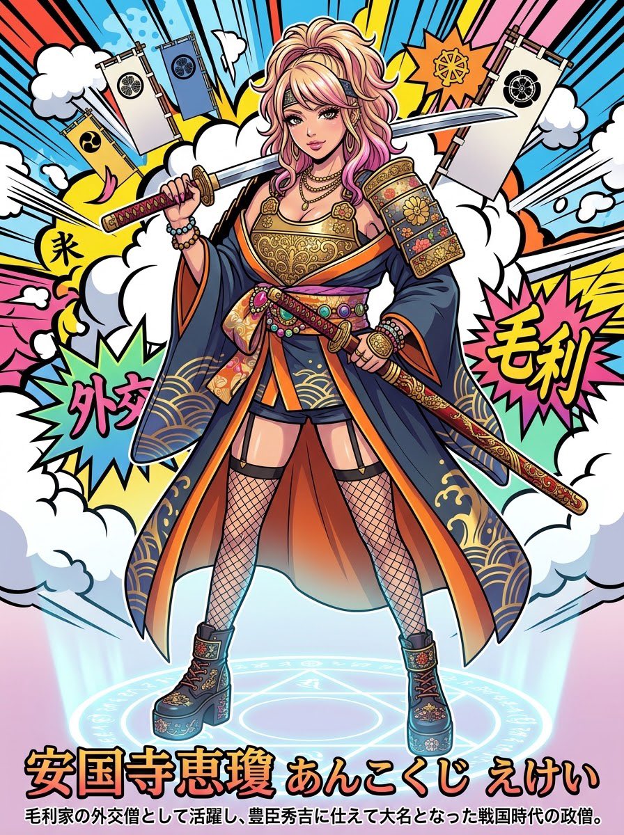 Thunder_another's tweet photo. おはさんだァァァ⚡️

【��国武将 全員₹˝ｬʓ₹˝ｬʓギャル化計画】
Ｎｏ．152

もっと寝たい！ https://t.co/1S2a0XicoP