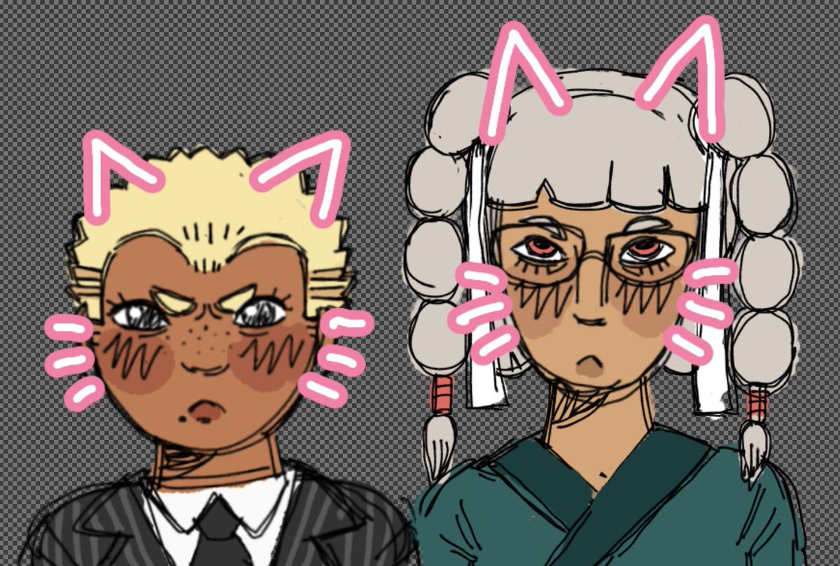 samsnax25's tweet photo. arent they cute and also an additional peko https://t.co/Z4vsN8Y6HZ