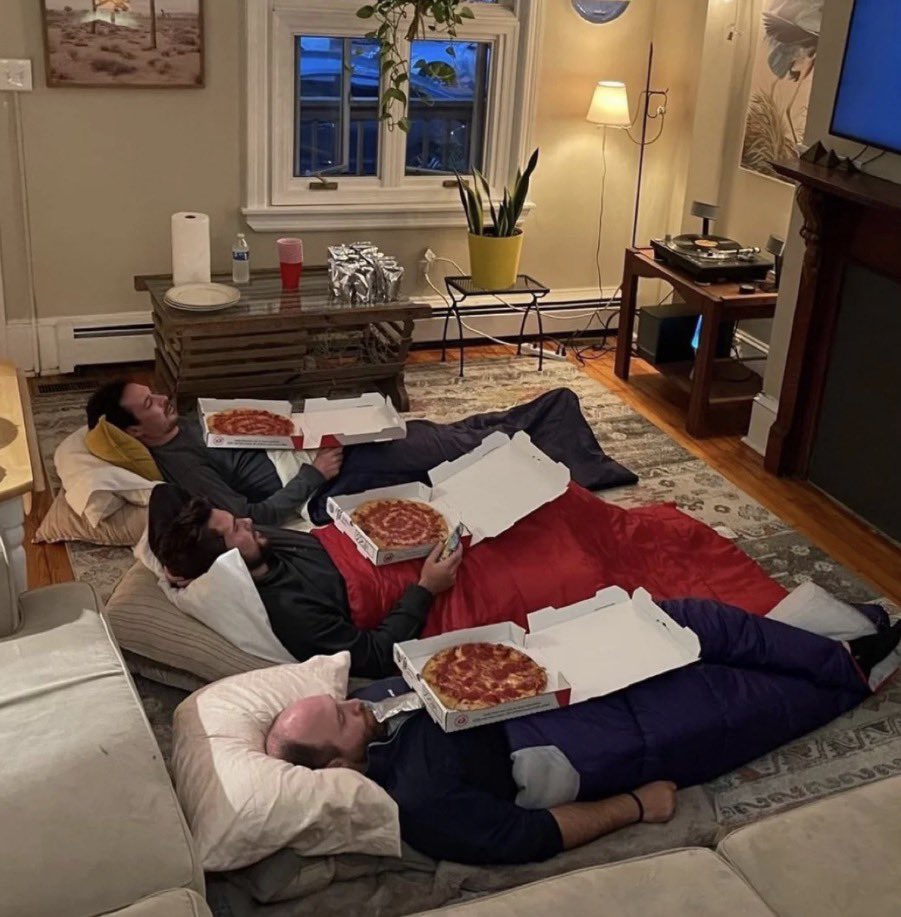 zachreger18's tweet photo. Me and the boys watching the Mike Tomlin’s Minecraft City https://t.co/SypSBlaf5M