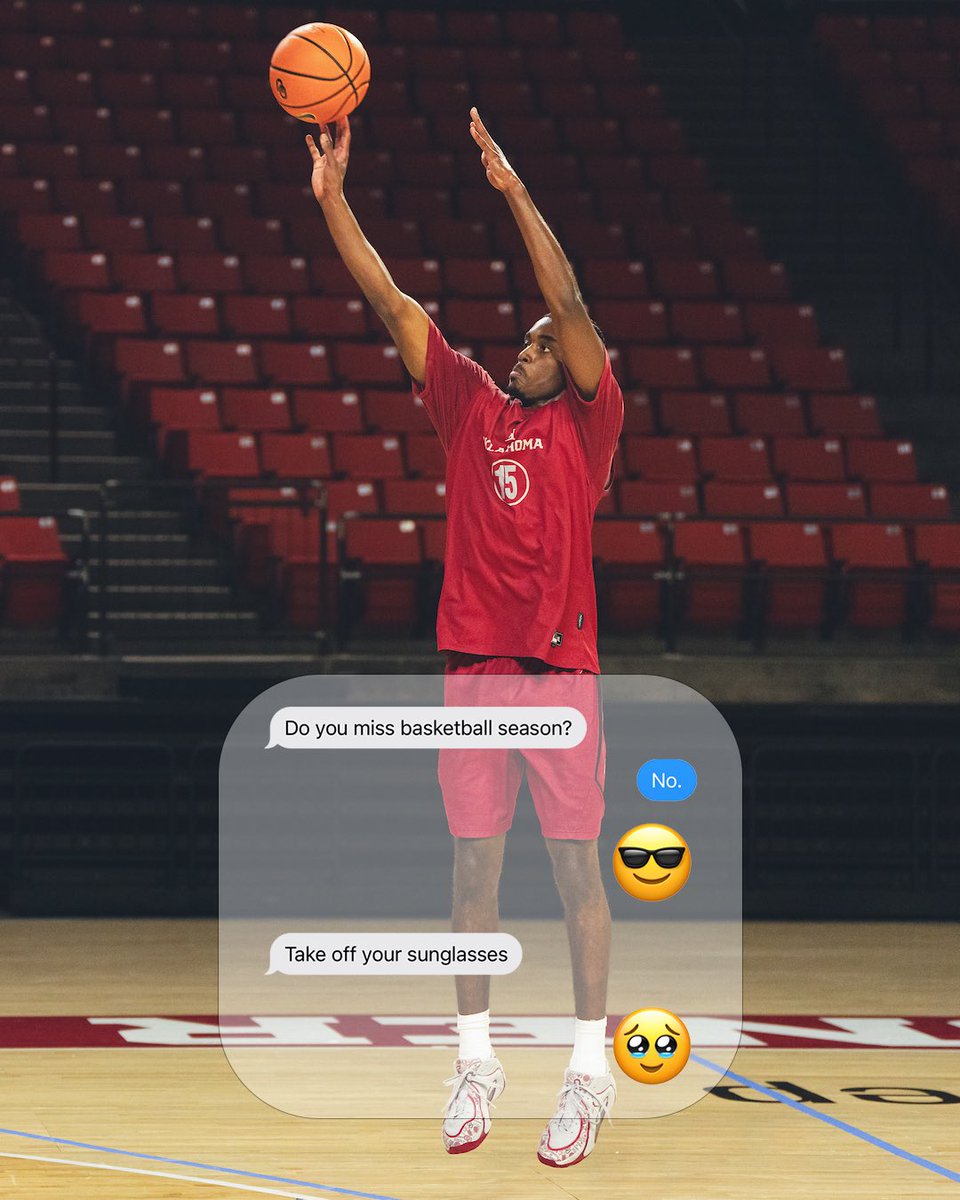 OU_MBBall's tweet photo. Another day closer to tip-off 🏀 https://t.co/A9ImycroWV