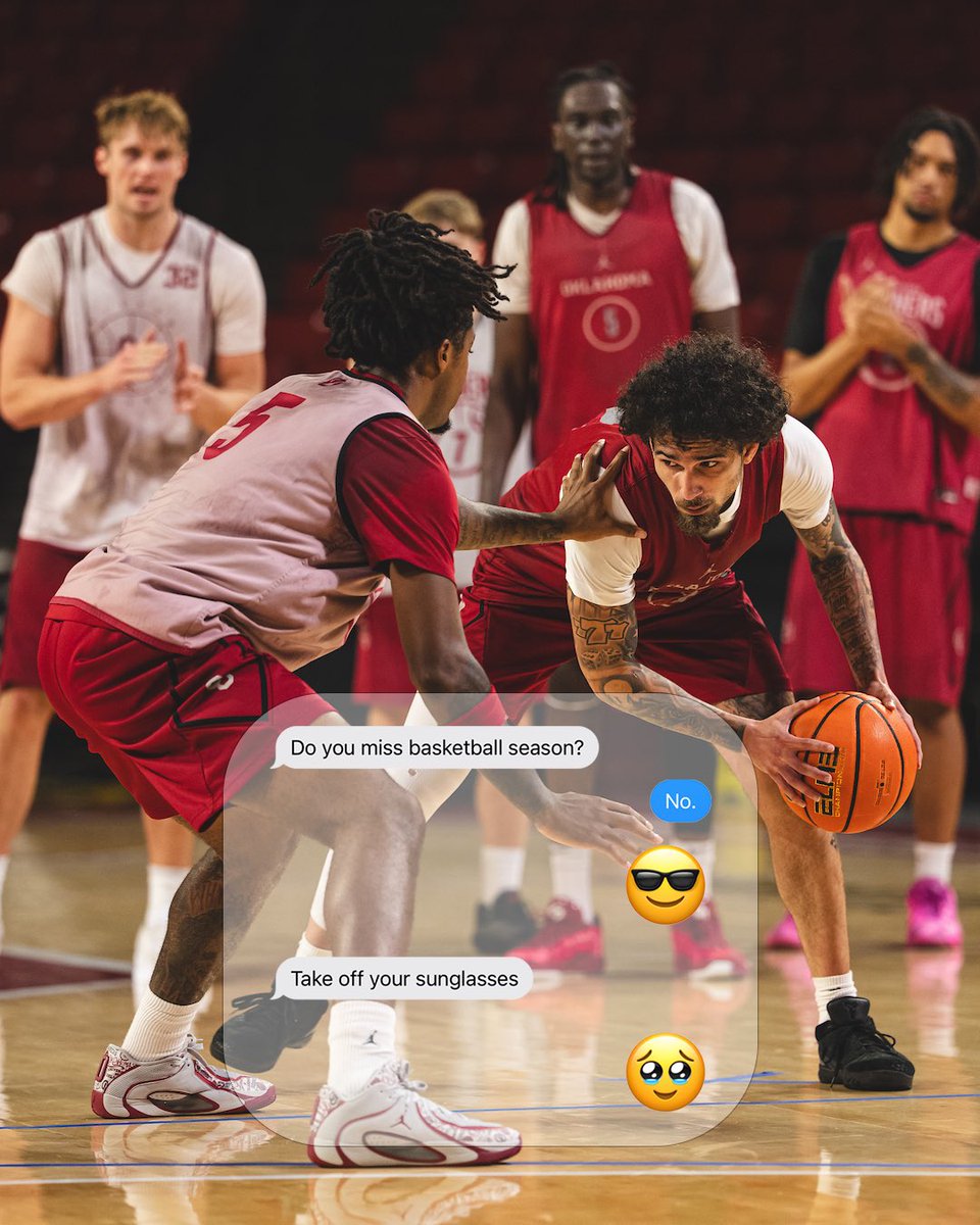 OU_MBBall's tweet photo. Another day closer to tip-off 🏀 https://t.co/A9ImycroWV
