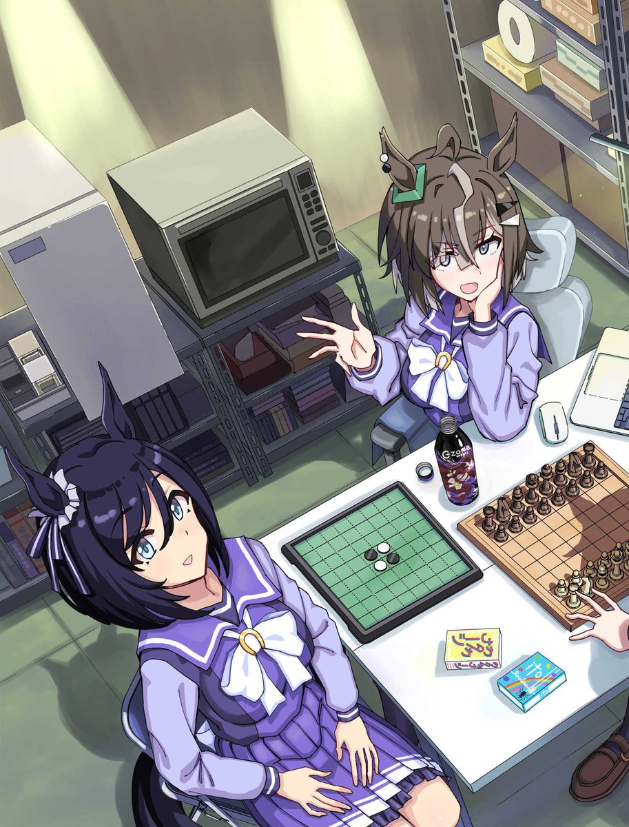 yuuki_tom0HNNJ's tweet photo. ゲーム部の人々　#ウマ娘 https://t.co/txsMiPrD8T