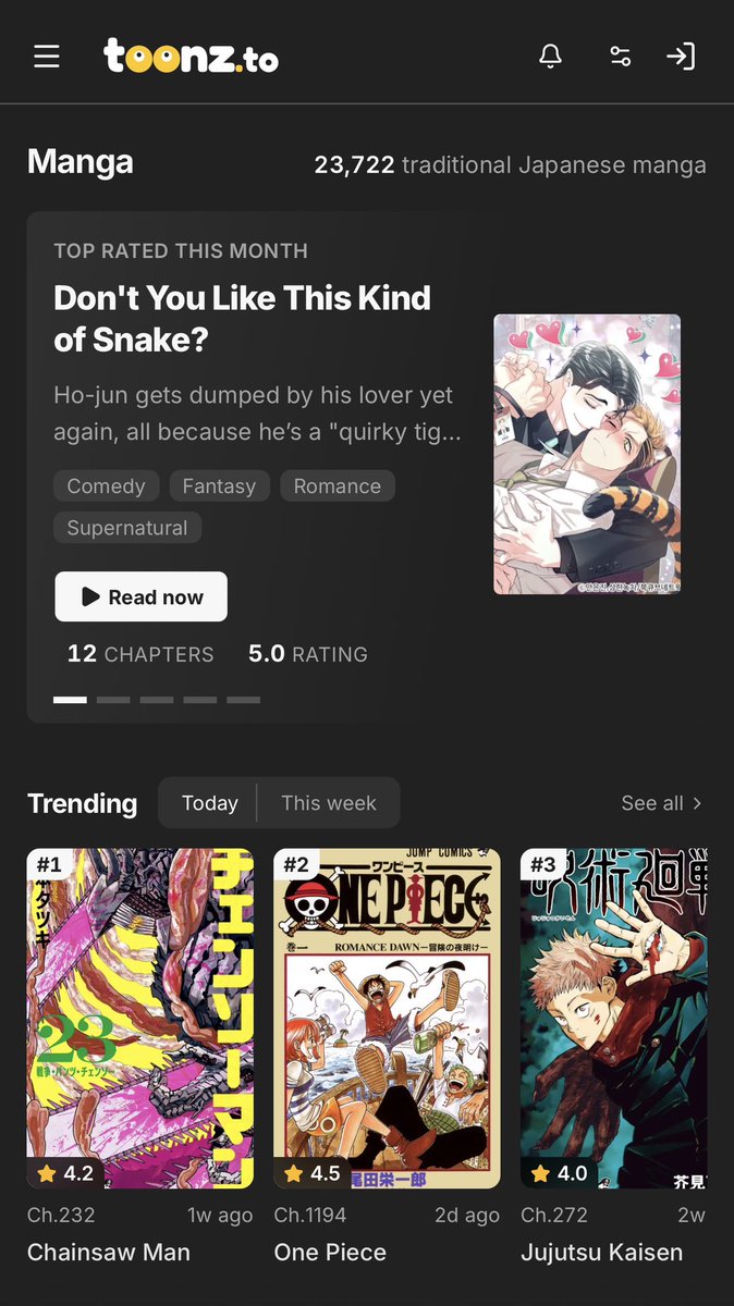 lewdzone_com's tweet photo. Hello readers! We've created https://t.co/S45CTRM7hI, an awesome place to read Manga, Manhwa and “other” comics.
Feature:
- Library, history &amp; reading progress
- Reviews, comments
-  large library
- mobile optimized UI
- And more...

WE ARE ADDING MORE FEATURES EVERYDAY!!! https://t.co/unlkwq9iZ7