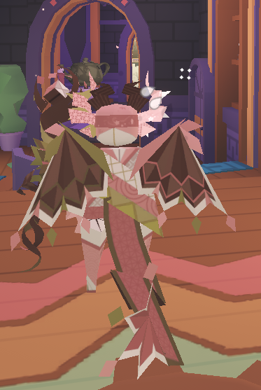 MoonaCelene's tweet photo. her tail is so cool omg...... 
the back view is so pleasant to look at tbh https://t.co/105Sn4PqH1