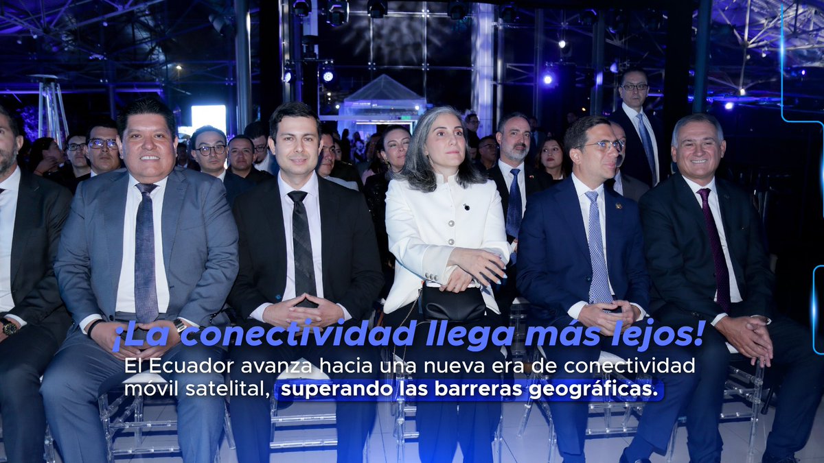 Arcotel_ec's tweet photo. El Director Ejecutivo de ARCOTEL, Mgs. Jorge Roberto Hoyos Zavala, asistió al lanzamiento de CNT SAT POWER, una nueva propuesta de conectividad móvil satelital que busca superar barreras geográficas y ampliar la comunicación en Ecuador.

#GobiernoDelEcuador https://t.co/5LSeNF8Ncu