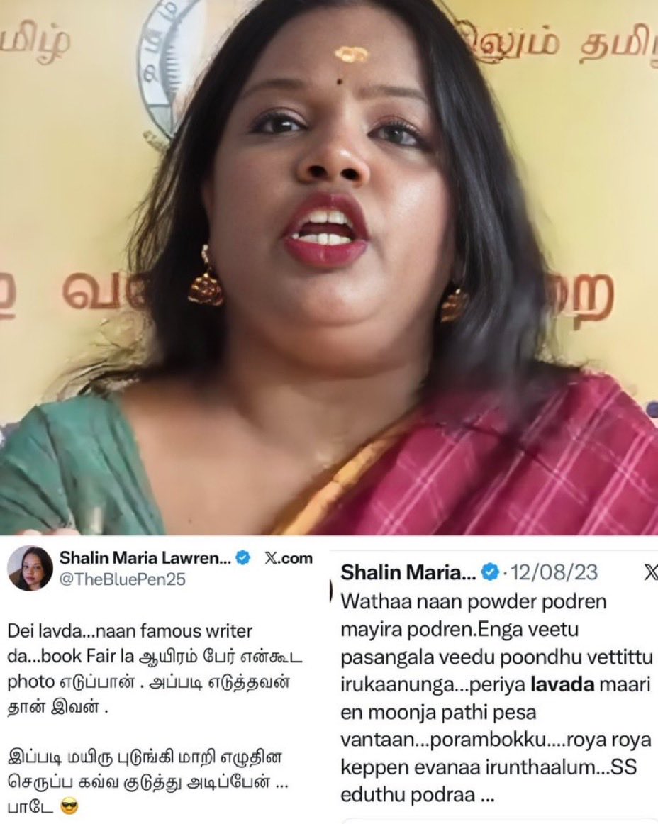 Nandhini1360381's tweet photo. ஹக்கா தமிழ் வளர்த்த நேரம் 😂😂
@TheBluePen25 https://t.co/h8rO1appVC