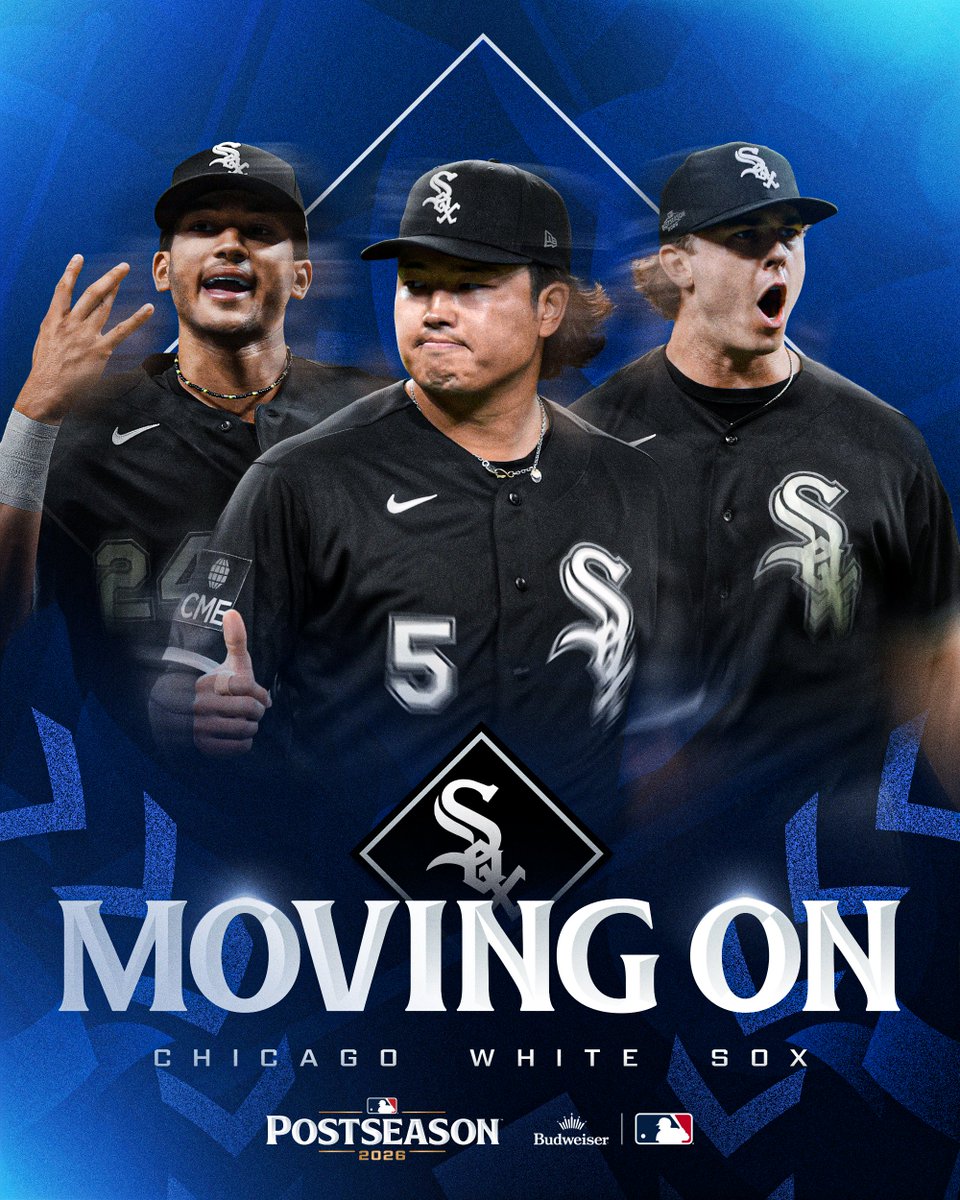 POSTSEASON BASEBALL IS COMING TO THE SOUTH SIDE

WHITE SOX ARE ALDS BOUND! #CLINCHED

(MLB x @​BudweiserUSA) 
 [📷](https://pbs.twimg.com/media/HTgPSfxWIAAOYQe.