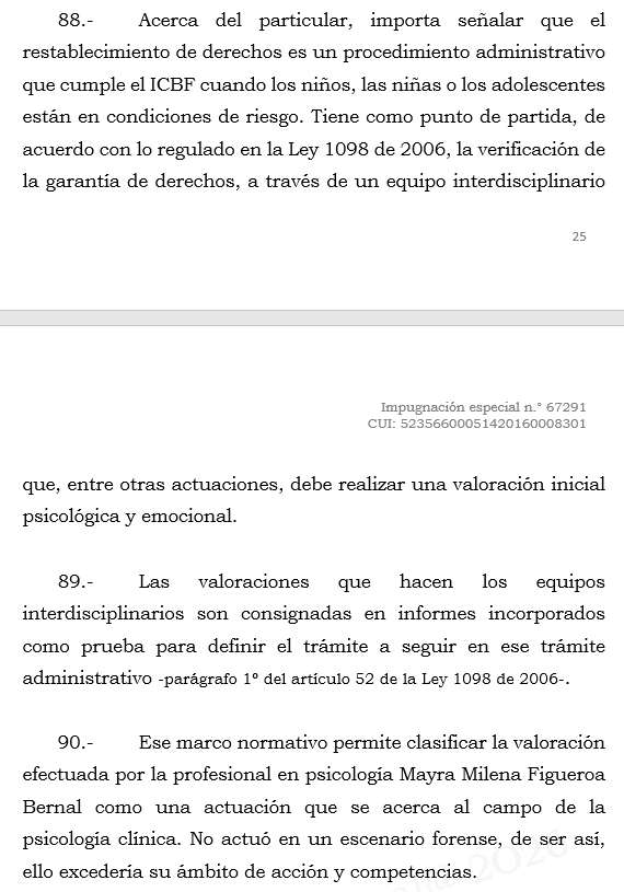 loviedoH's tweet photo. Corte S. Rad. 67291/26.

Psicólogo forense de la defensa critica entrevista semiestructura realizada por psicóloga del ICBF dentro del trámite de restablecimiento de derecho de la menor víctima, ¿es correcto? NO. Es una actuación que se acerca al campo de la psicología clínica y https://t.co/IvJyoJo2uA