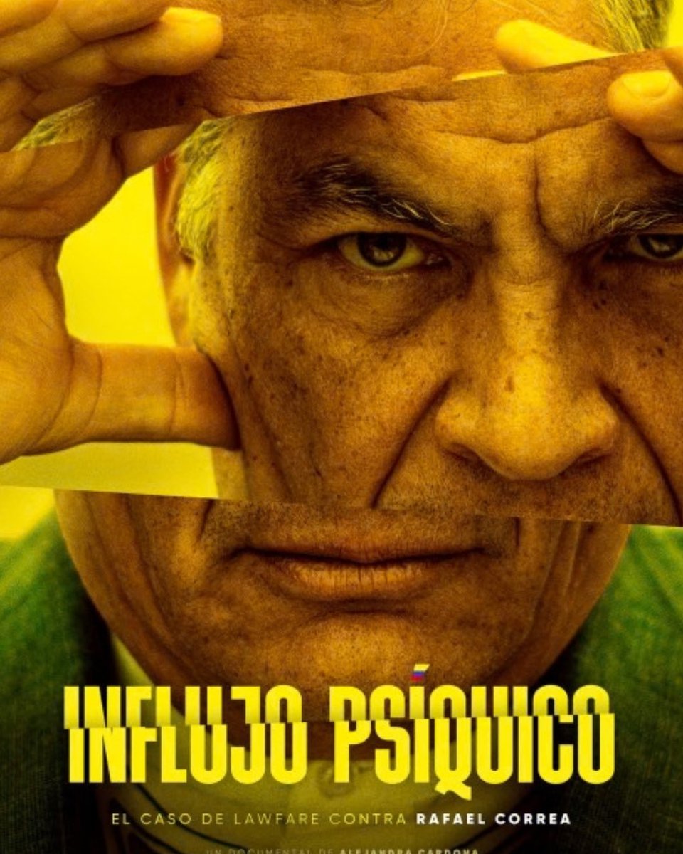 JahirenNoriega's tweet photo. ¡GRAN ESTRENO DE INFLUJO PSÍQUICO EN MADRID! 🎬

El documental que pone sobre la mesa el caso de lawfare contra Rafael Correa llega a la pantalla grande.

¿Estás en Madrid? Gánate 2 entradas. 

Para participar:
❤️ Dale like a este post
💬 Cuéntanos en los comentarios: ¿qué es lo que más extrañas del expresidente Rafael Correa?
👥 Menciona a la persona con la que irías.

🎟️ Sorteamos 2 entradas.

📍 Palacio de la Prensa, Madrid
📅 Jueves 1 de octubre · 19h