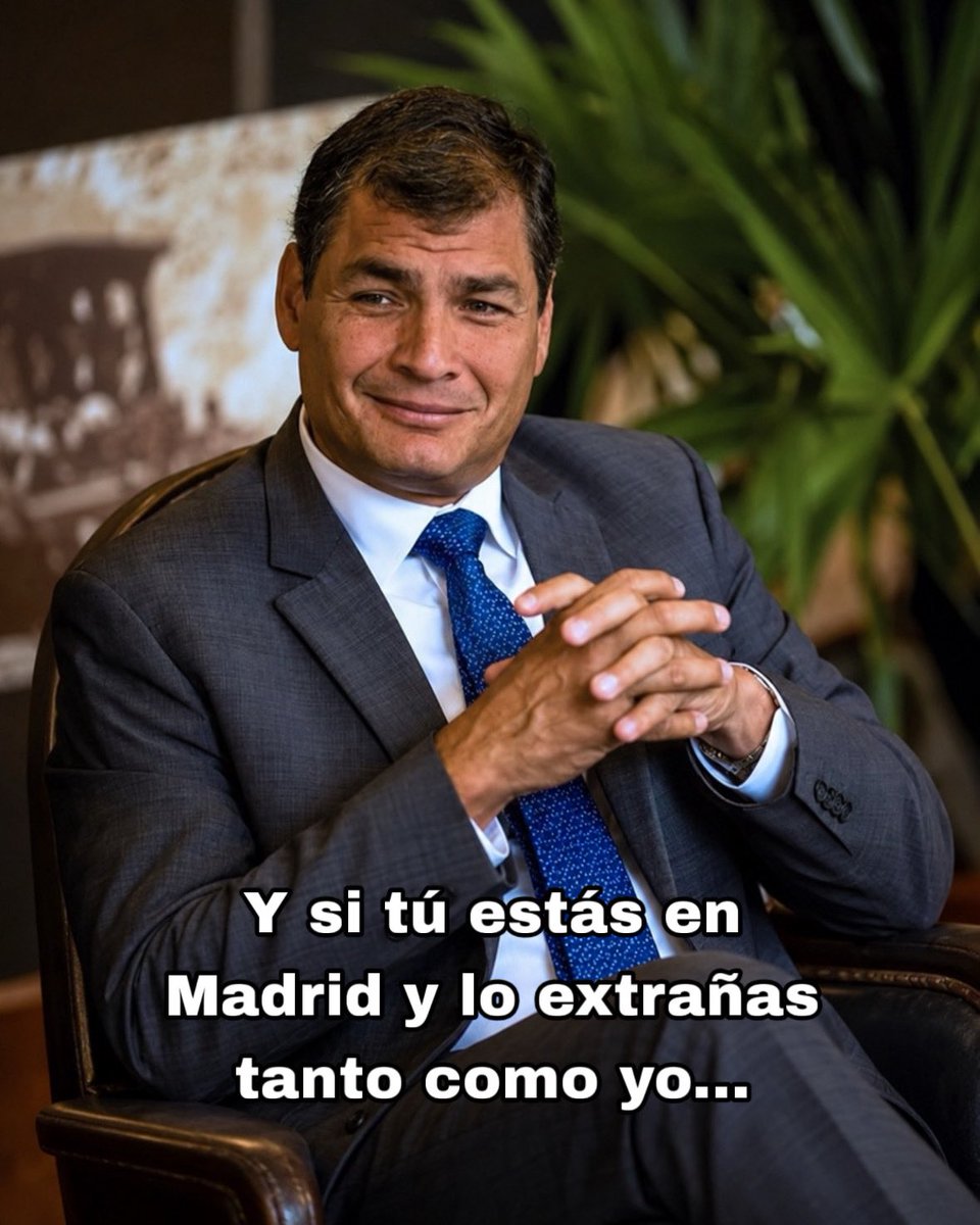 JahirenNoriega's tweet photo. ¡GRAN ESTRENO DE INFLUJO PSÍQUICO EN MADRID! 🎬

El documental que pone sobre la mesa el caso de lawfare contra Rafael Correa llega a la pantalla grande.

¿Estás en Madrid? Gánate 2 entradas. 

Para participar:
❤️ Dale like a este post
💬 Cuéntanos en los comentarios: ¿qué es lo que más extrañas del expresidente Rafael Correa?
👥 Menciona a la persona con la que irías.

🎟️ Sorteamos 2 entradas.

📍 Palacio de la Prensa, Madrid
📅 Jueves 1 de octubre · 19h