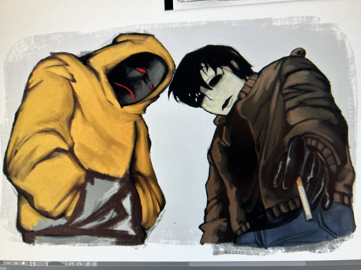 croccuitist's tweet photo. work is killing me but making slow progress on my stuff #marblehornets https://t.co/mUl46d5he8