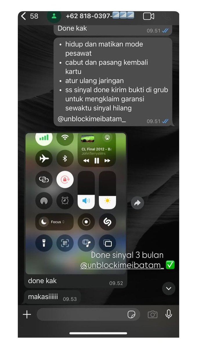CyliaaStore_'s tweet photo. ☎️:https://t.co/KrGcKBeSGJ
WTS JASA UNBLOCK DAN UNLOCK, BUAT JARINGAN IMEI BERMASALAH BISA ATASI DI SINI
✅BEACUKAI
✅3 BULAN 
✅TRY ONLY 

DONE HITUNGAN JAM,AMAN DAN BERGARANSI….ORDERAN FAST https://t.co/3LRBPK3uiu