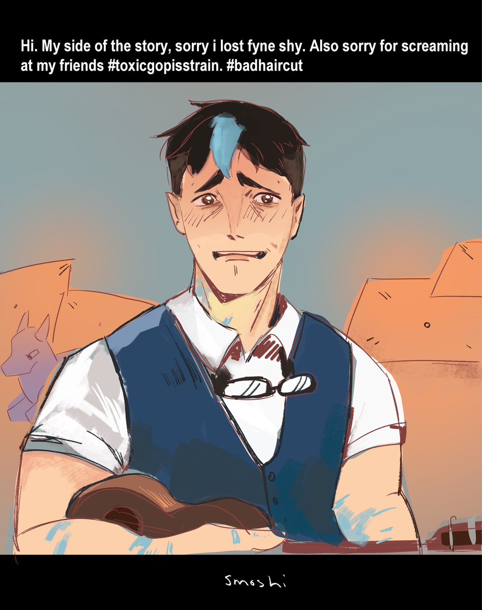 SmoshietheSeal's tweet photo. I don’t remember who tweeted about tf!legs needing to bring out his ukelele but here you go LMAO #theflightsmp #legundofanart #tflegundo #minecraft #minecraftsmp https://t.co/ARsEuc5ZsR