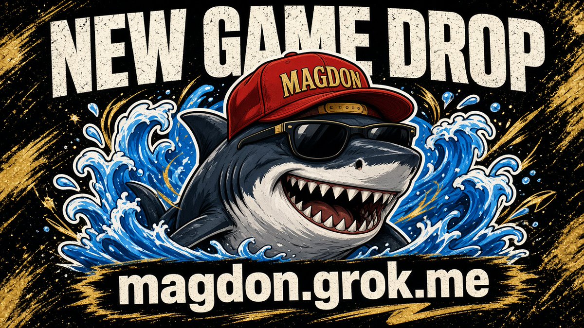 Mag_donz's tweet photo. Blood in the water.
New game drop.

https://t.co/J27B2lkhwS

$MAGDON
Hunt.

#MAGDON #Magaladon #Solana #memecoin #crypto https://t.co/WotwJQJkCa