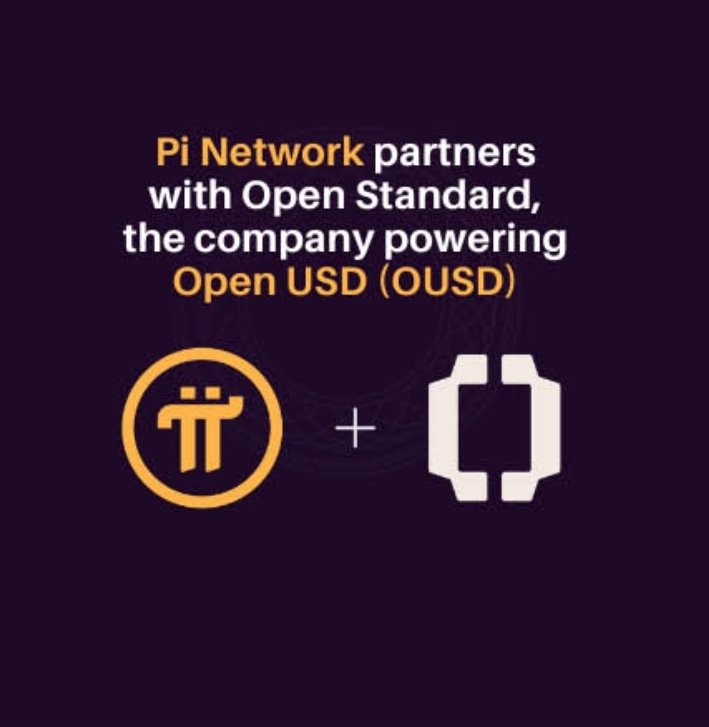 PiBlockNews's tweet photo. Pi Network partners with Open Standard, powering Open USD (OUSD), a partner-governed stablecoin. With 200+ partners including Visa, Google &amp; Stripe, Pi will explore Pioneer rewards and wider OUSD utility across its ecosystem. More details coming soon! #PiNetwork #OUSD #PiEcosyste https://t.co/hHdFNQypu5