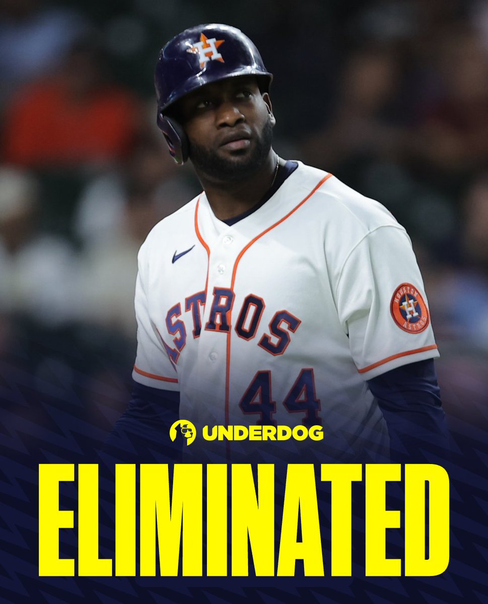 UnderdogMLB's tweet photo. The Astros have been eliminated from the 2026 postseason.

Astros last 9 postseason home games:
L
L
L
L
L
L
L
L
L https://t.co/wV19bad4Gv