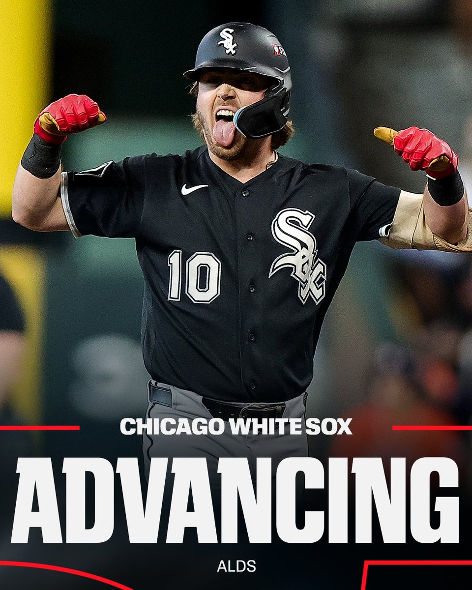espn's tweet photo. SOUTHSIDERS, YOU'VE WAITED MORE THAN TWO DECADES FOR THIS!

The White Sox sweep the Astros for their first series win since the 2005 title 👏 https://t.co/ei1AkpiZ1h