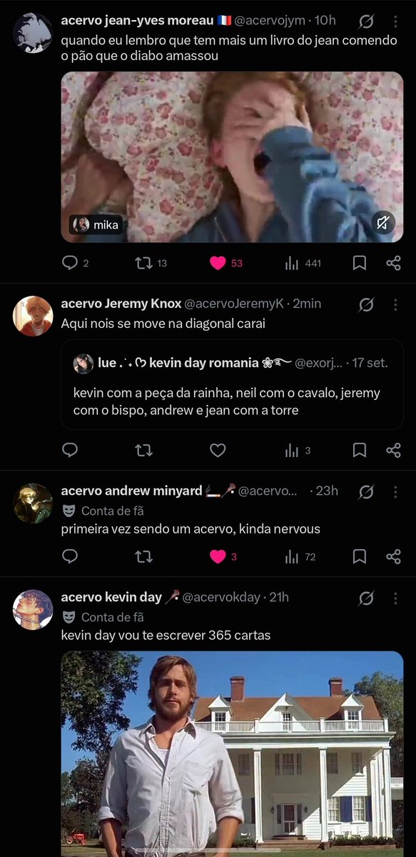 nanaj0sten's tweet photo. gnt isso é poético, é tipo ver os personagens interagindo no twitter igual au https://t.co/oJ4M6Cm5bJ