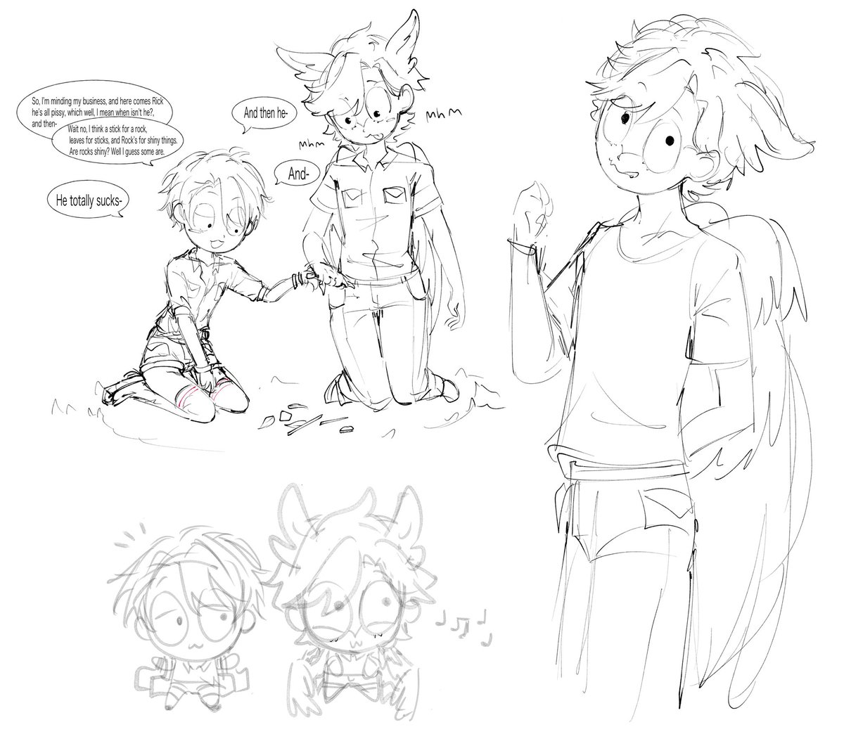 fearofsalvation's tweet photo. ehehehe shopaholic and owl morty by @lurantis_luvr !! Oh they’re so cute😭 #MortySummerCamp  AHWHDJDH THEY’RE SO CUTE https://t.co/jDVOXpBDch