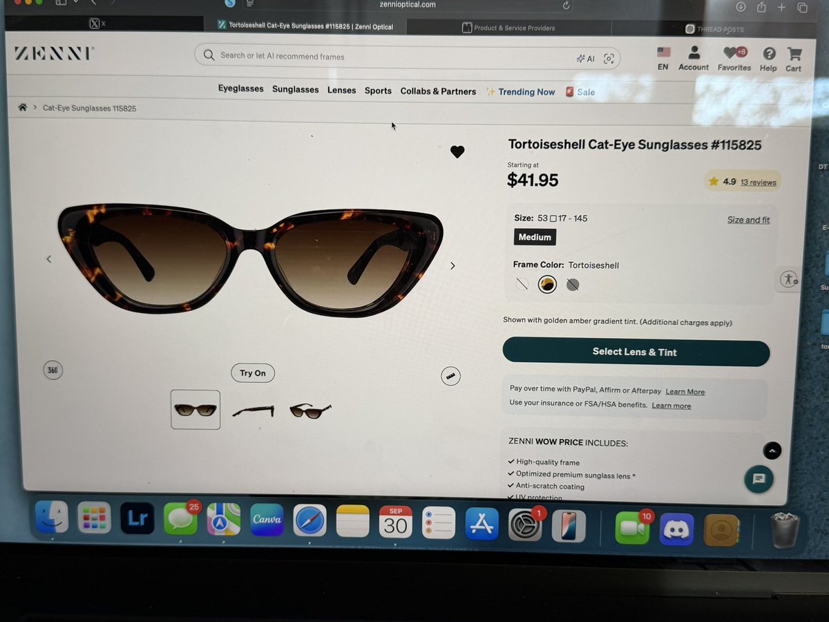 meekthemo's tweet photo. A blind b*tch Manifesting some prescription sunglasses haha https://t.co/uj5thlophI