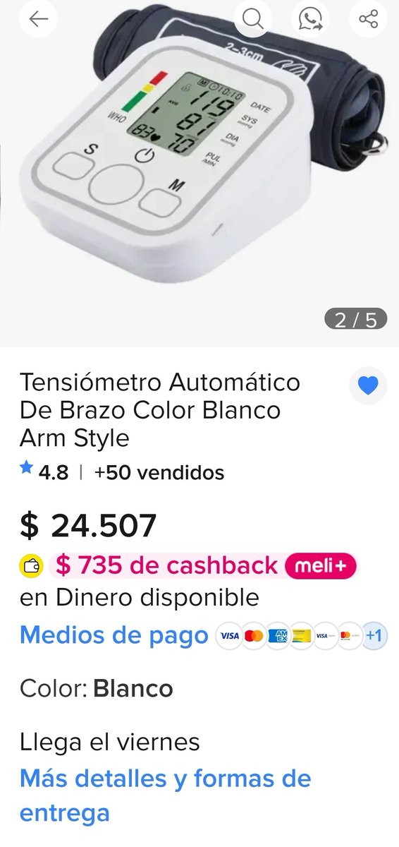 irincon77's tweet photo. @sicsuper @ML_Colombia esta obligándome a desplazarme 1.5 kms en mi silla de ruedas para entregar 1 Tensiometro manual q enviaron por error, pues yo pedí un TENSIOMETRO DIGITAL y para q me den mi dinero debo ir a 1.5 kms, yo le dije q compró el Tensiometro digital y ahi devuelvo el manual https://t.co/6DjoBPbWMy