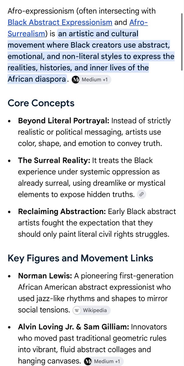 Dscot510's tweet photo. This is the reason I convinced Amiri Baraka to remove the “expressionism” from “Afrosurreal Expressionism” &amp; allow me to create a genre simply called “Afrosurrealism” &amp; then made distinctions with it and Surrealism in the manifesto. Two steps ahead of the colonizers on that one. https://t.co/X1ukrt8TYN