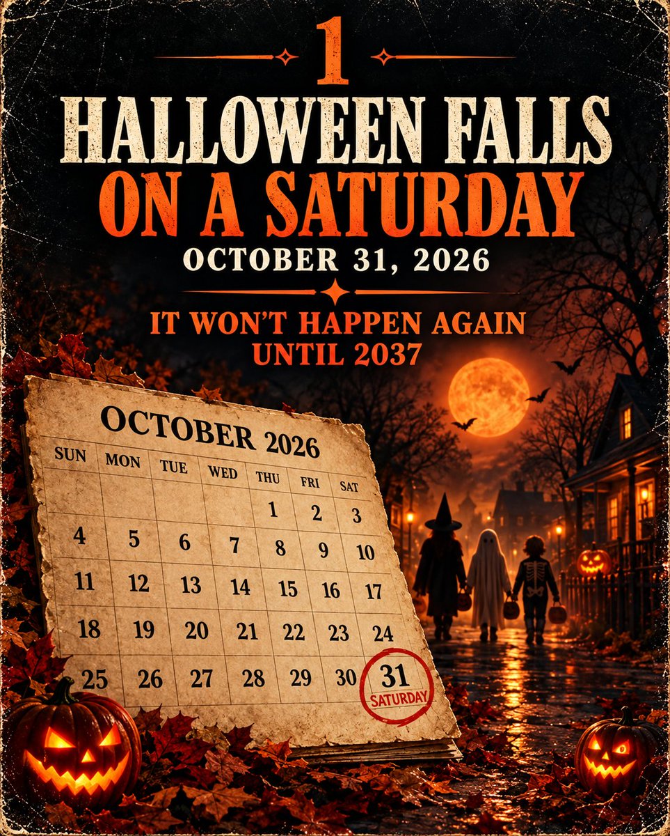 BookingTrolley's tweet photo. 🎃 POV: October 2026 is giving us EVERY reason to stay spooky! 👻🧡
#BookingTrolley #Halloween2026 #October2026 #SpookySeason #HalloweenWeekend #HalloweenVibes #WeekendGetaway #TravelInspiration #TravelGram #ExploreMore #TravelMemories #OctoberVibes #HalloweenLovers https://t.co/zXg4aQrZZ5
