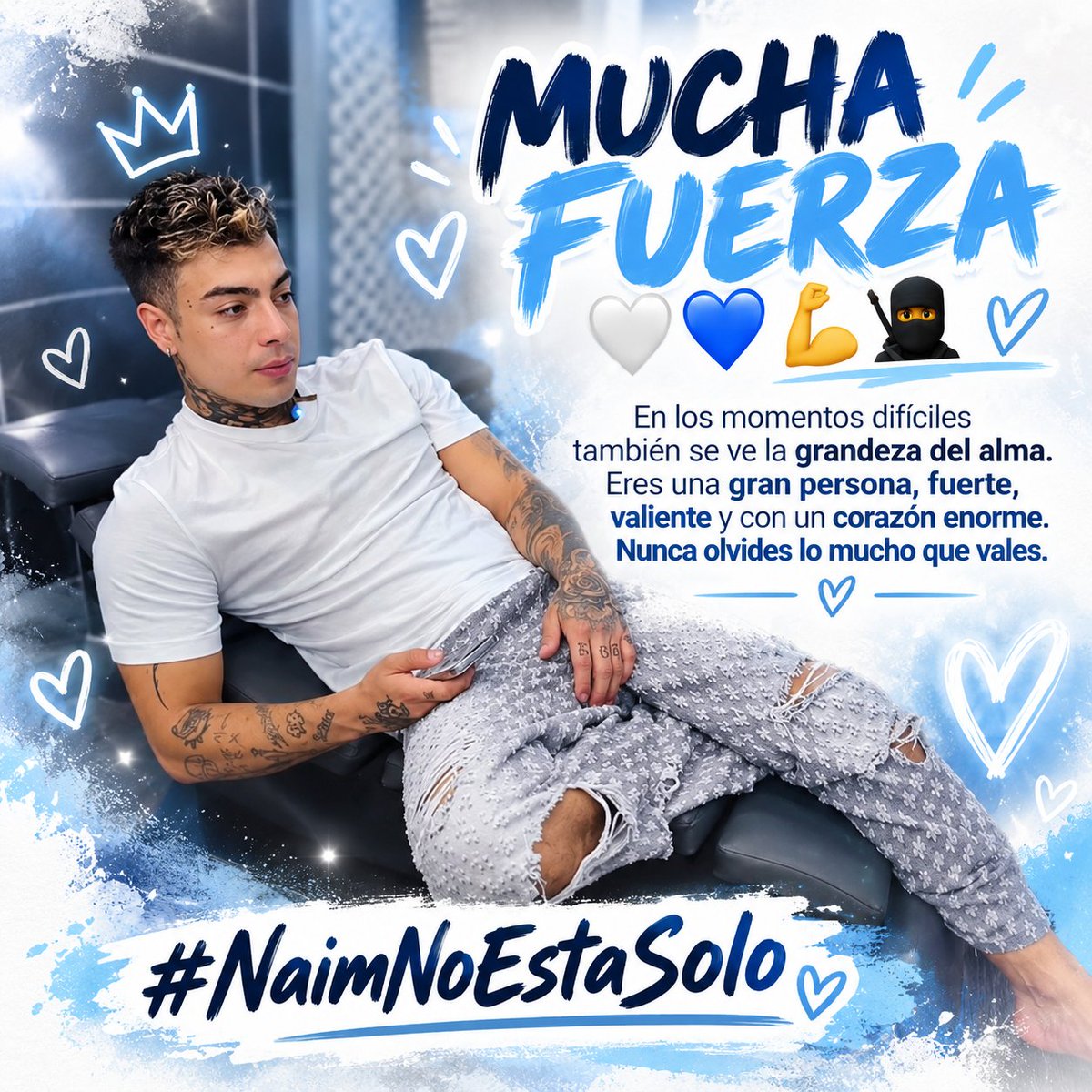 nashiivlu's tweet photo. El mundo necesita más personas con un corazón sincero.
#NaimNoEstaSolo https://t.co/Iwa6mKvC2q