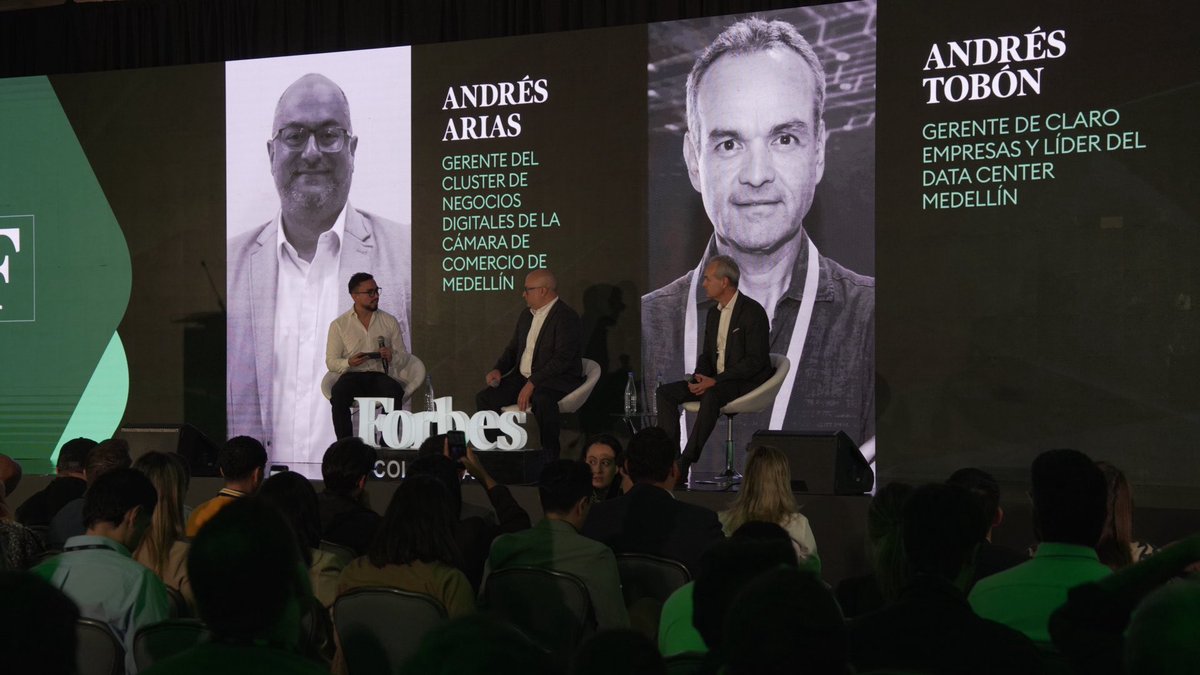 Ruta_N's tweet photo. El foro reúne conversaciones clave para Antioquia: desde la minería con el viceministro de Minas @madrinan_luis, hasta espacio para los temas internacionales que apuestan por la región, pasando por moda y mujeres que están liderando el sector empresarial. 📊

Esto es un poco del Foro Forbes Antioquia 2026. 

@forbescolombia