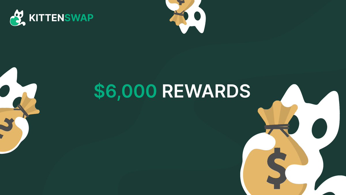 KittenswapHype's tweet photo. The Epoch has flipped and $6000 in rewards are claimable by Voters
Kittenswap🐱 https://t.co/Z3FXpYctGu