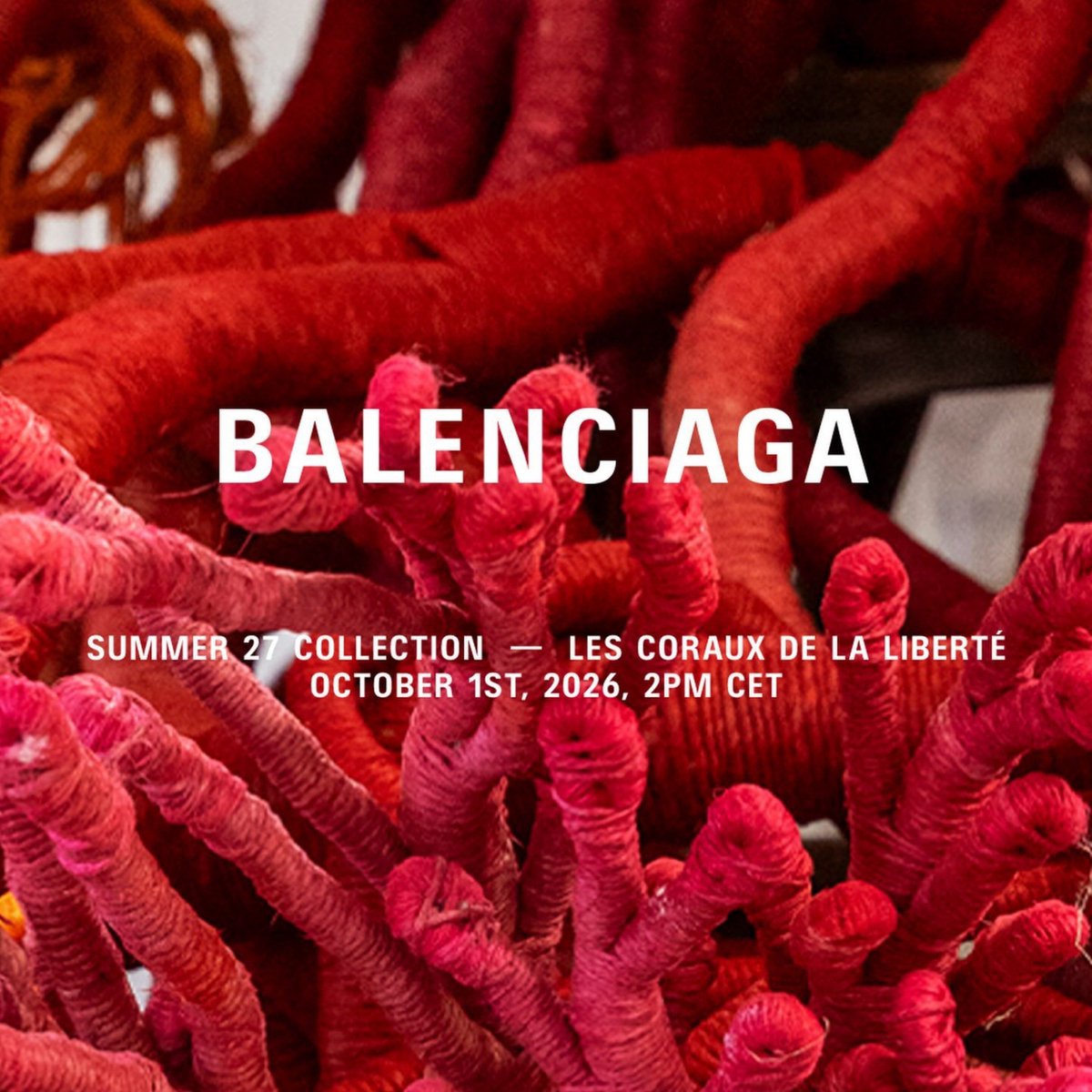 kkochinam's tweet photo. Link for Balenciaga Pierpaolo Piccioli's Summer 27 Collection 'Les Coraux de la Liberte' show in Paris! 🖤
📅 Thursday 1 October 2026
🕗 14.00 PM CEST

📅 Thursday 1 October 2026
🕓 21.00 PM KST 
🕑 19.00 PM WIB 

Live stream:
https://t.co/zv1urg98Oe

#JUYEONxBalenciaga
#주연 #JUYEON #더보이즈 #THEBOYZ
