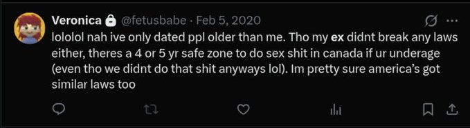 red_dempsey's tweet photo. @SardonicFuclord @basqueinamerica Nobody is saying its normal, but there's nuance to the situation. It's a relationship between consenting parties from over a decade ago that has been dredged up for malicious purposes. 
Have you asked yourself why they aren't coming forward about any of the older men they dated? https://t.co/yHvwCzstuh