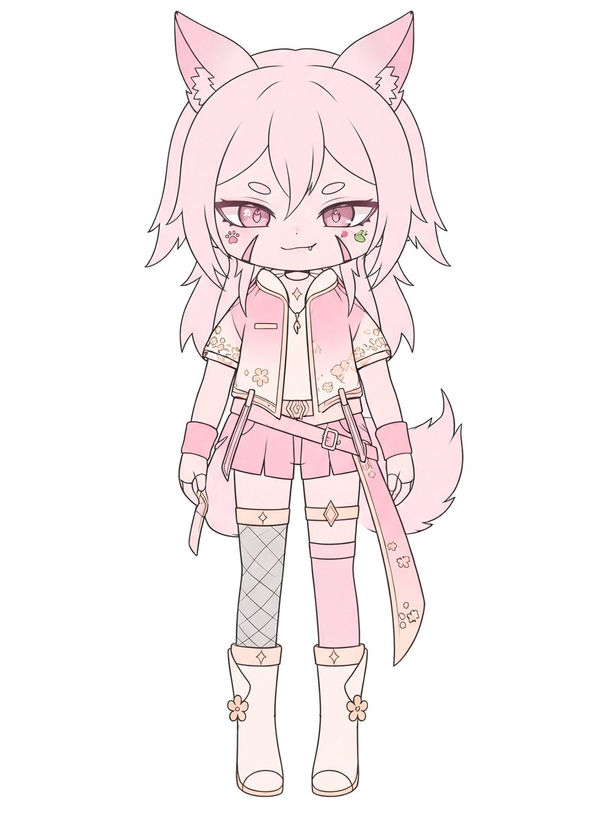 VtuberLeah_'s tweet photo. Soft colors sharp little fangs, and pure fox energy. 

 The journey starts here…

#VTuber #VTuberArt #VTuberDesign #VTuberModel https://t.co/Ez5dxyp1M8