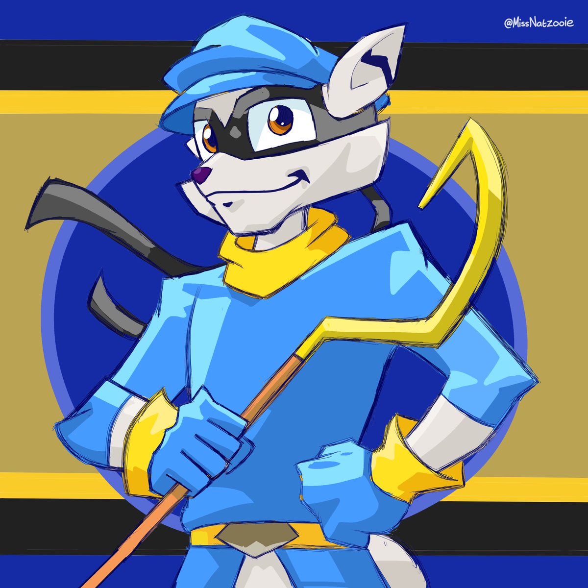 MissNatzooie's tweet photo. Happy (belated) Anniversary Sly 3!! 🦝
#slycooper https://t.co/OVx79VrPjx