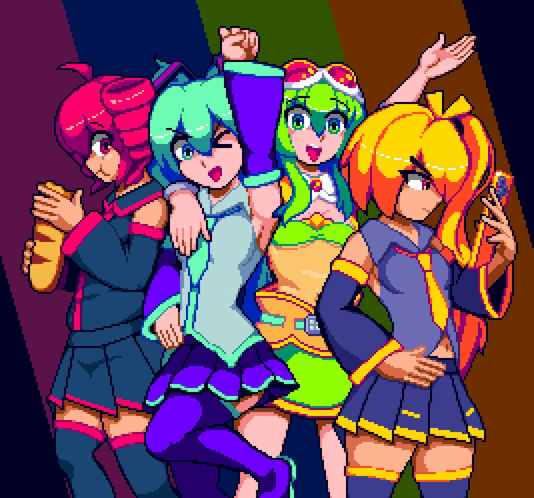 RaizzelDaizzel's tweet photo. TRIPLE BAKA X GUMI https://t.co/mcAjAsAObG