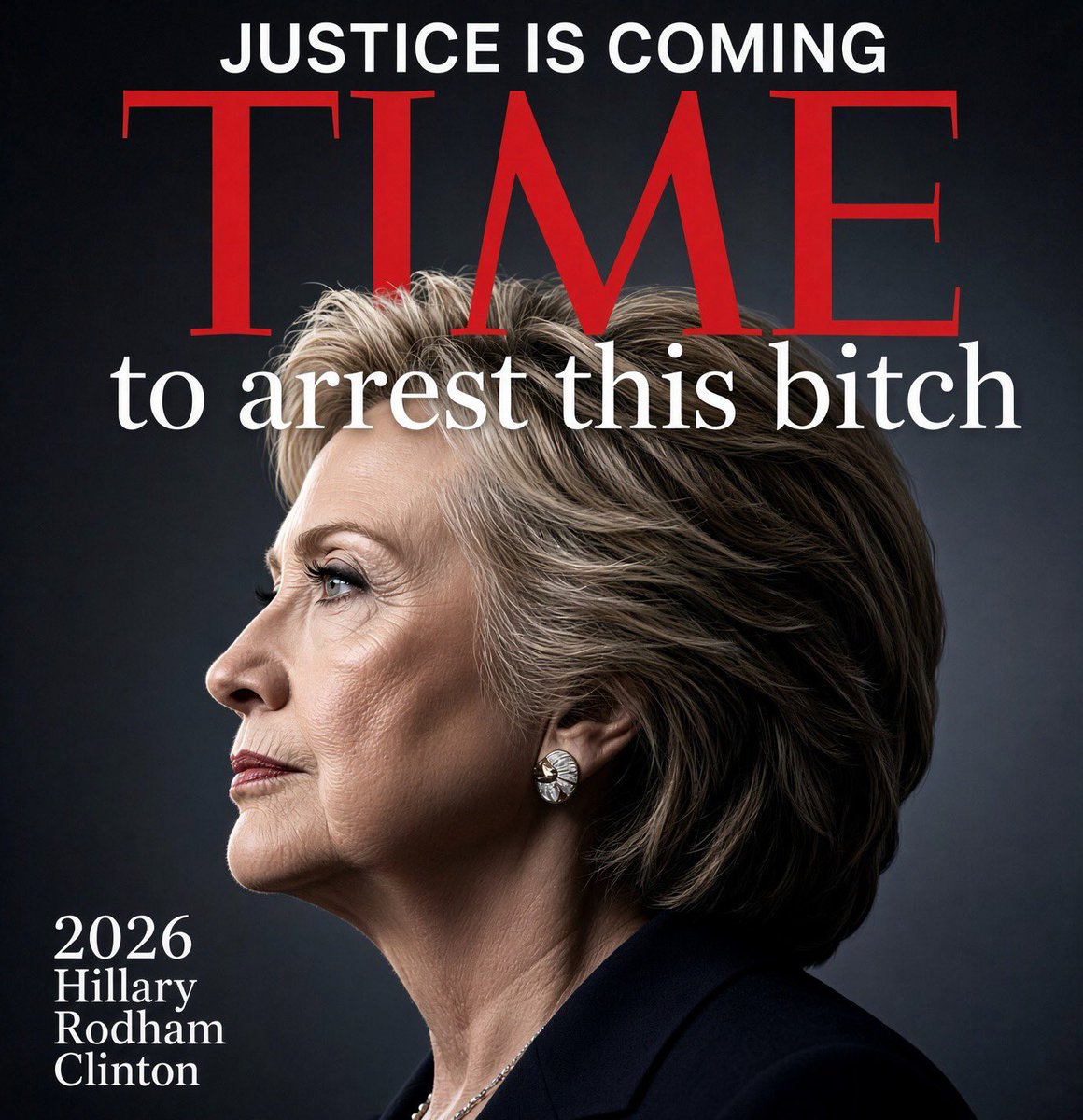 Juliedonuts's tweet photo. The most corrupt and evil woman ever. ☠️👋🏼

JUSTICE IS COMING!💥💥 🕰️ https://t.co/xLE7ZsIhv8