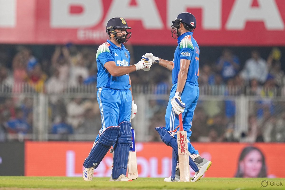 sidsidhant118's tweet photo. After the chase is over-Everything may seem easy. But practically-It was definitely difficult because such huge chases rarely happen. Rohit and Gill made it possible. And they did it in such an effortless way.👏
#INDvWI #TeamIndia https://t.co/DdUAKh9KpD