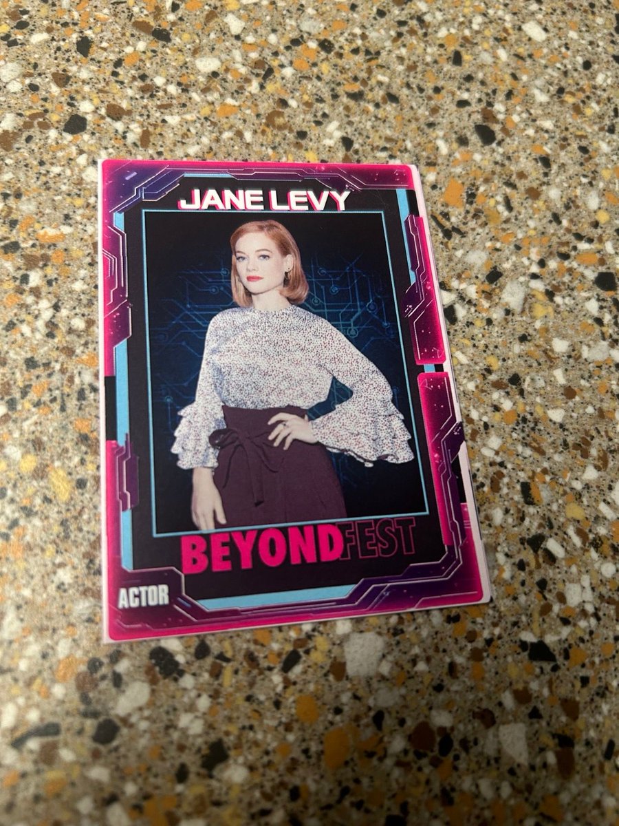 BeyondFest's tweet photo. People’s Republic: today we have double header with two trading cards:

Flying Lotus will only be available at the V/H/S/Mixtape screening!

Jane Levy will only be available at the RIVER screening! https://t.co/KWyjGDfv1a